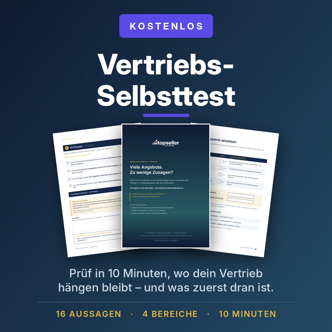 Vertriebs - Selbsttest
